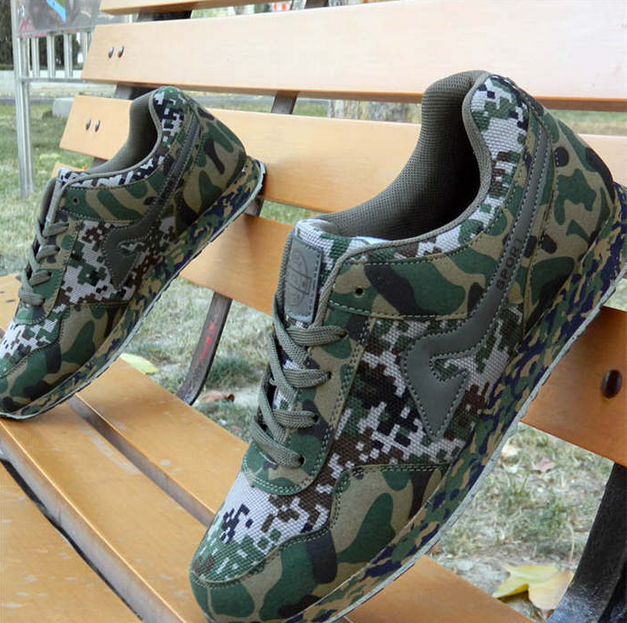 Camouflage Unique Casual Running Shoes Unisex Sneakers